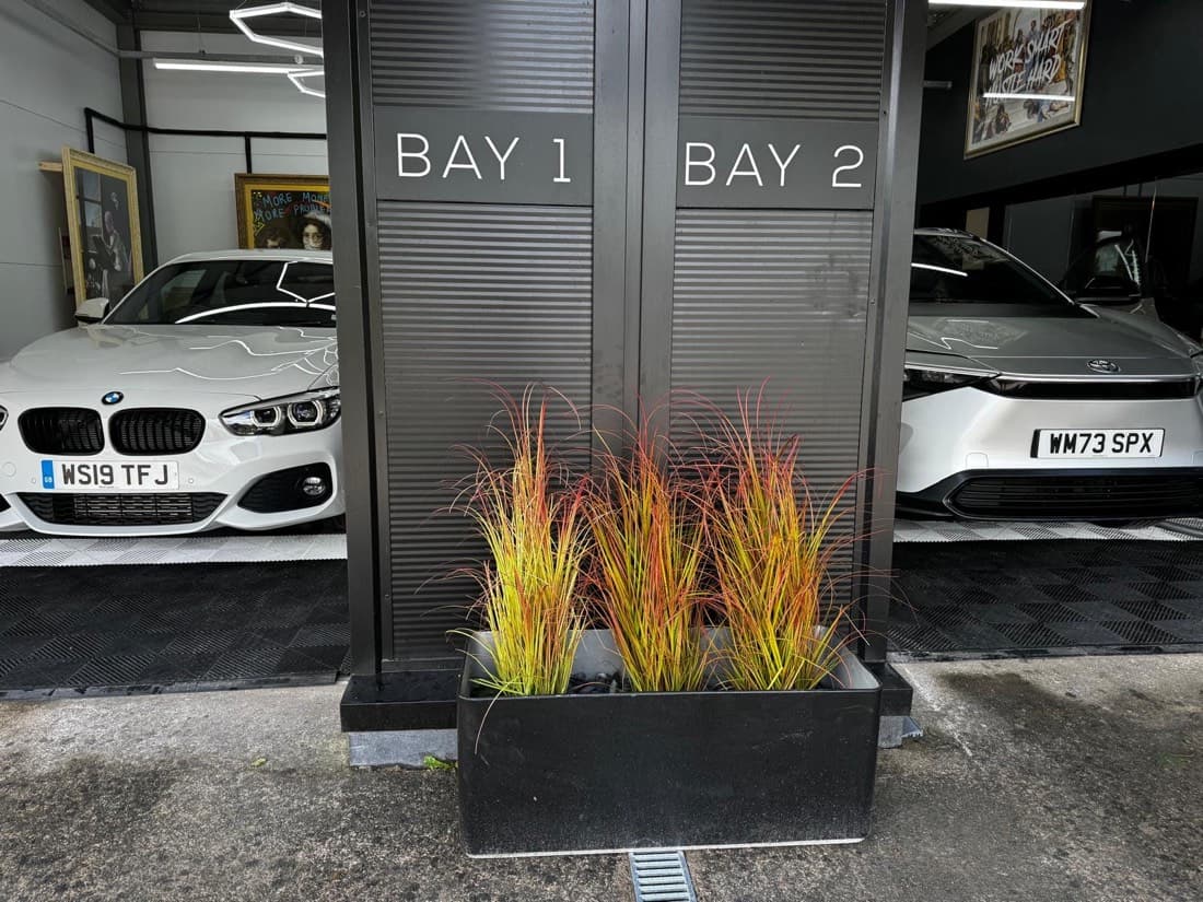 Bay 1 and Bay 2 at The Valet Club professional car care studio